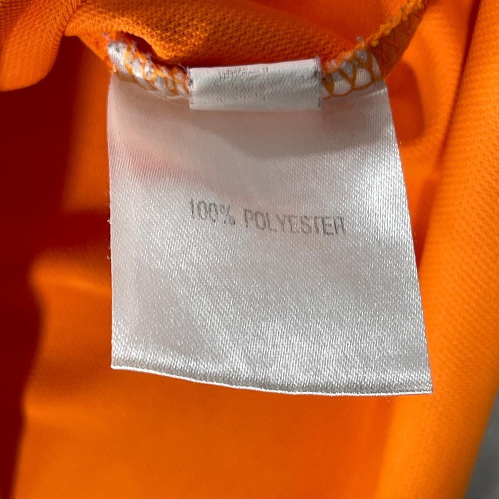 Adidas‎ Climalite Mens Medium Orange Golf Polo Shirt Athletic Activewear - Picture 5 of 9
